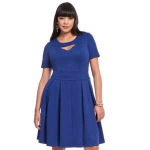 Eloquii Keyhole Skater Dress